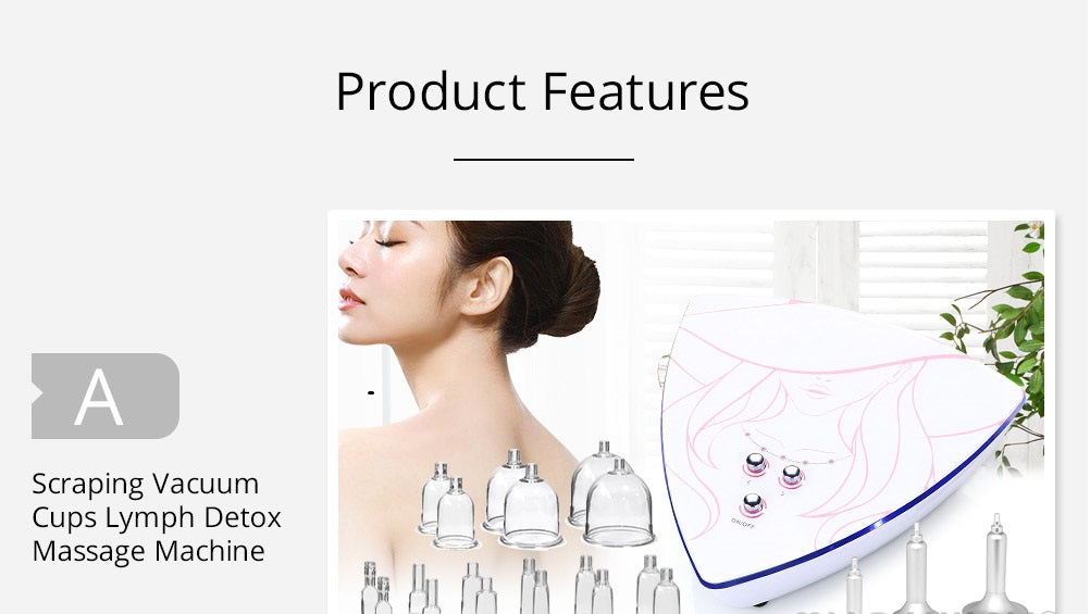Breast Enlargement Enlarger Vacuum Massager Butt Cupping Therapy Massage Kits