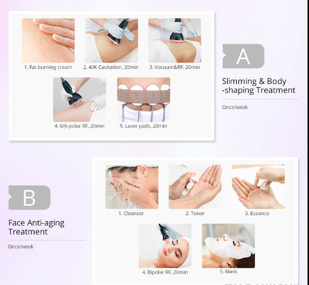 6 in 1 RF Vacuum Cavitation Machine - Body Slimming Machine