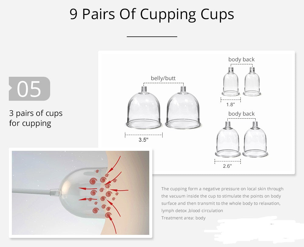 Breast Enlargement Enlarger Vacuum Massager Butt Cupping Therapy Massage Kits