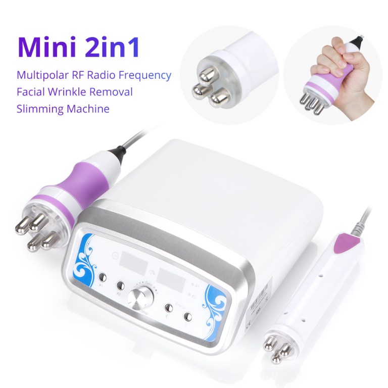 Portable 2-in-1 RF Machine - Anti-Aging Beauty Machine for Face and Skin - Face and Body Wrinkle Removal Machine