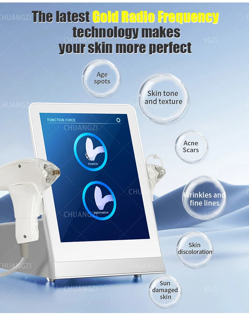 Microneedling Facial Lifting Machine Scar Freckle Fine Lines RF Radio Frequency Skin Care Beauty Machine for Skin Elasticity