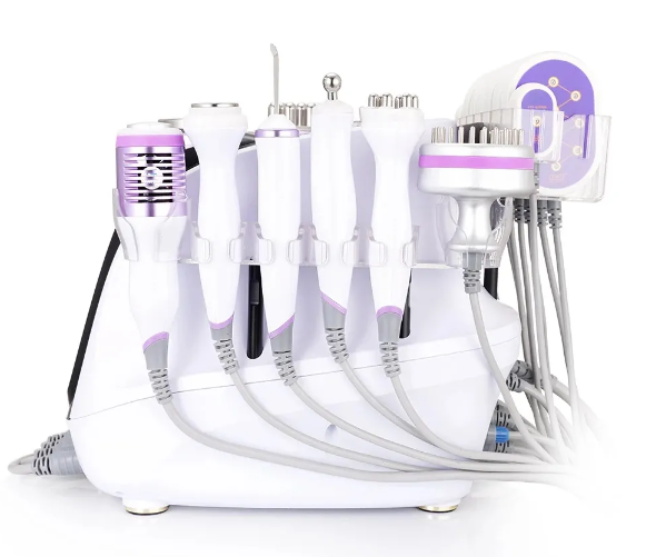 10 in 1 Ultrasonic 40K Cavitation RF Slimming Vacuum RF Hot & Cold Hammer Slimming Beauty Machine