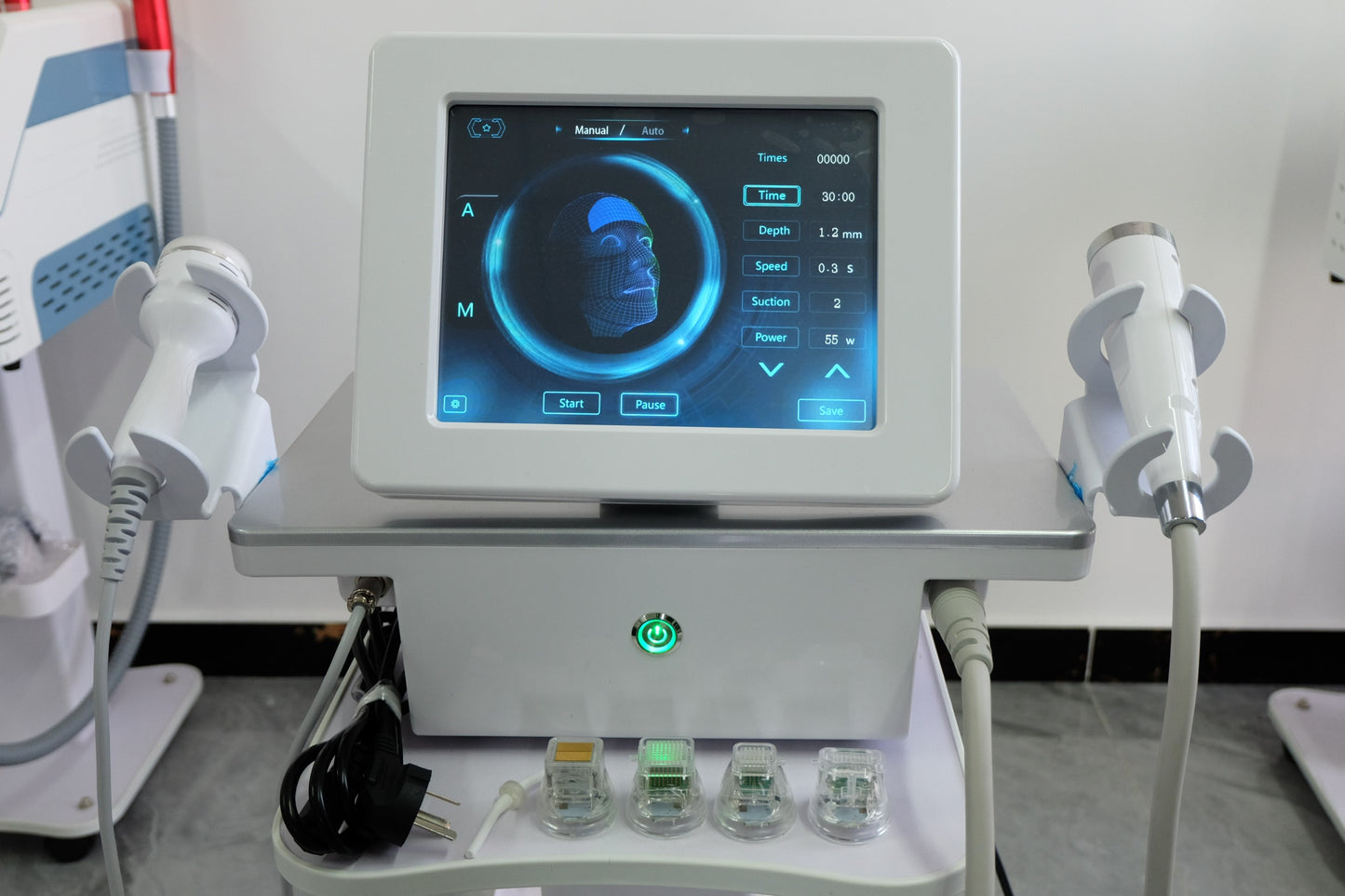 MicroDerma RF Microneedle Machine - Professional Micrneeding Device with and without Coldhammer