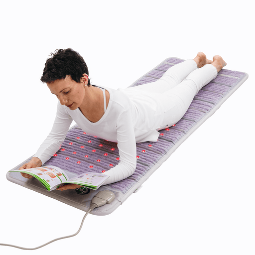Full Size Photon PEMF and Infrared Therapy Mat - Pulse Magnetic Therapy Jade and Amethysts Heating Mat