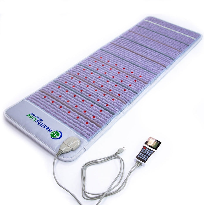 Full Size Photon PEMF and Infrared Therapy Mat - Pulse Magnetic Therapy Jade and Amethysts Heating Mat