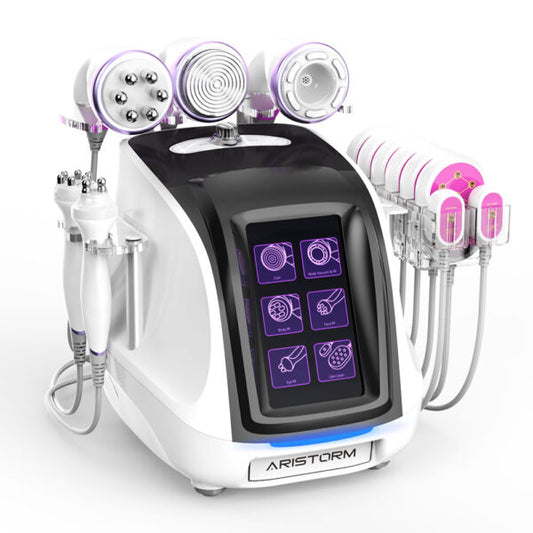 Aristorm 6 IN 1 RF Cavitation 2.5 Machine - Radio Frequency Cavitation and Slimming