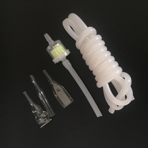 Machine Filter, Glass Tube, and Silicone Hose for Microdermabrasion Machine — Dermabrasion Accessories